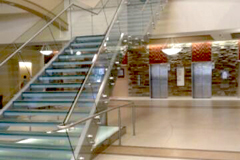 Glass Stair With Glass Rails