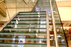 Glass Stair With Glass Rails